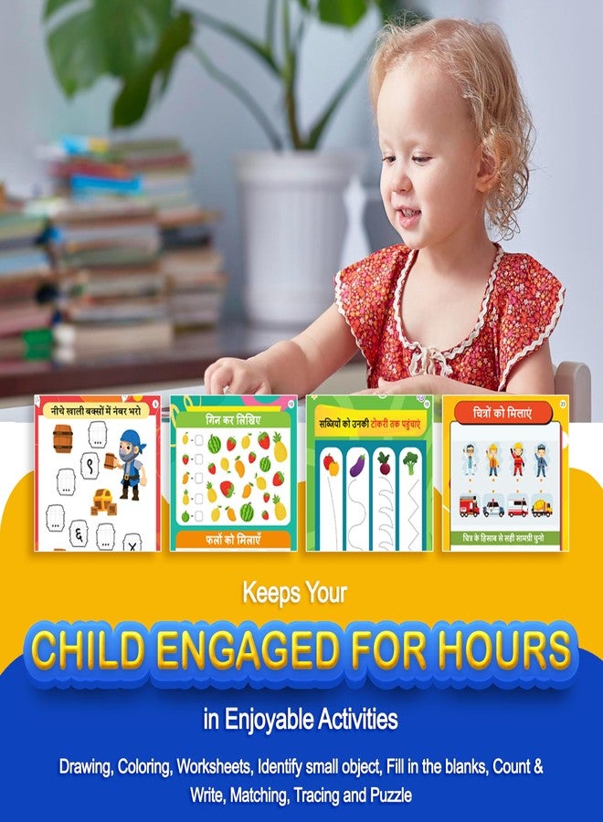 Kiddale Pack of 2 Musical Sound Books - Khel Khel Mein Hindi Sikho (Varnamala) & Rhymes and Chimes - Interactive Learning for Kids - Image 5